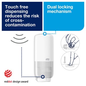 Tork Skincare Dispenser with Intuition Sensor White