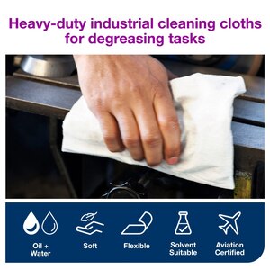 Tork Heavy-Duty Cleaning Cloth White 106.4M