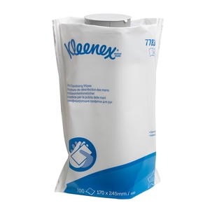 7783 Kleenex Hand Sanitising Wipes Refill 100 Wipes