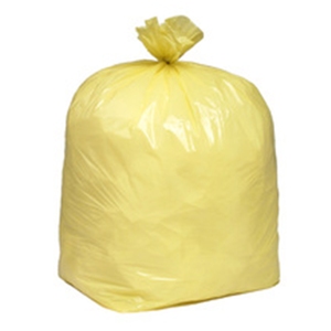 Yellow Plastic Sack 18x29x38" CHSA 10KG