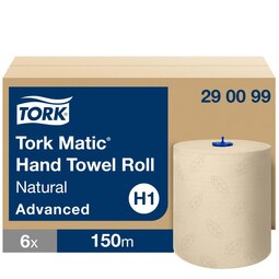 Tork Matic Natural Hand Towel Roll 150M (Case 6)