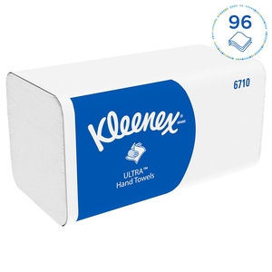 Kleenex Ultra Hand Towel Folded 1Ply White (Case 1,440)
