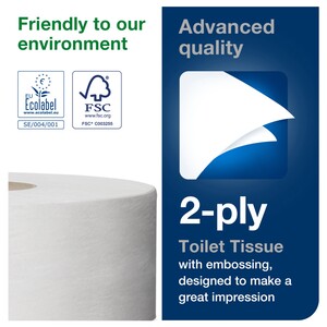 Tork Jumbo Toilet Paper Roll White 340M