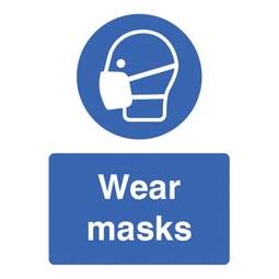 Wear Masks Sign 300x400MM