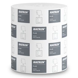 Katrin Plus System Paper Hand Towel Roll Large 1-Ply White