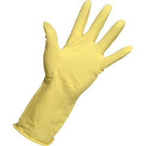 KeepCLEAN Rubber Household Glove Yellow Small