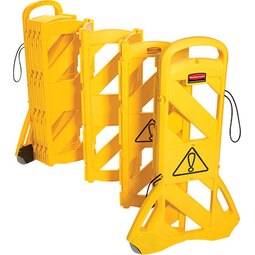 Rubbermaid Mobile Barrier Yellow 101CM