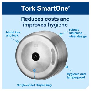 Tork SmartOne Dispenser Stainless Steel