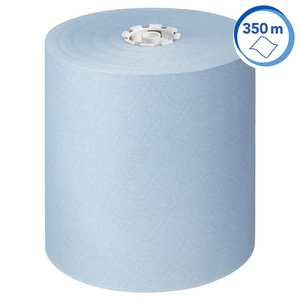 Scott Essential Hand Towel Roll 1Ply Blue 350M (Case 6)