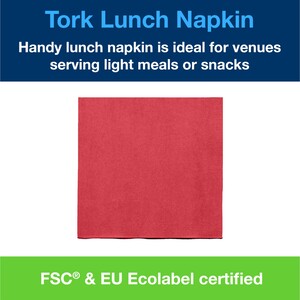 Tork Lunch Napkin Red
